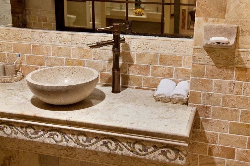Bathroom with Natural Stone Elements
