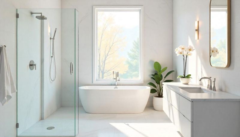 Freestanding Tub Installation in Portland, ME