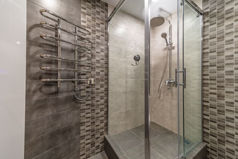 Elegant Shower with Glass Panels